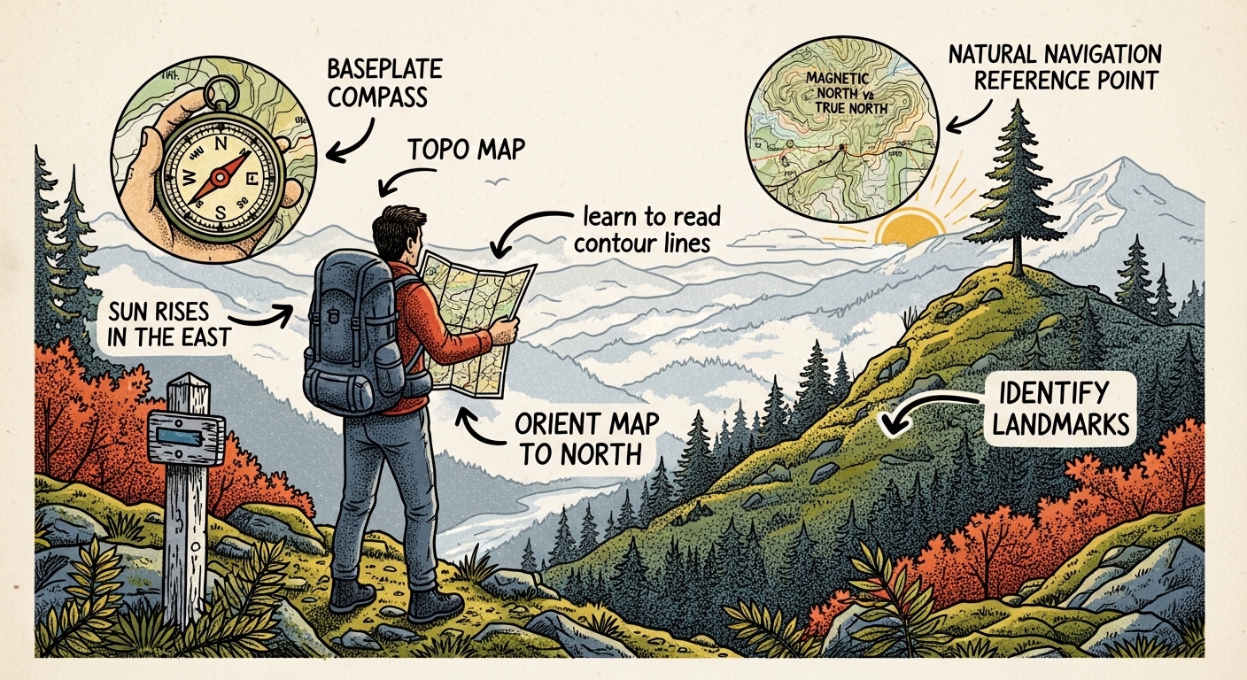 Navigating the Wilderness: Basic Orienteering for New Preppers