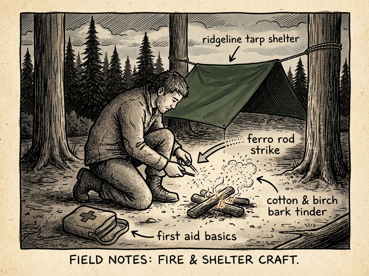 Practicing core survival skills before you need them