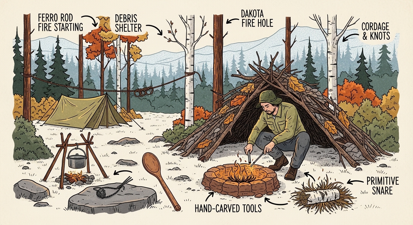 The Benefits of Learning Bushcraft Skills for Preppers
