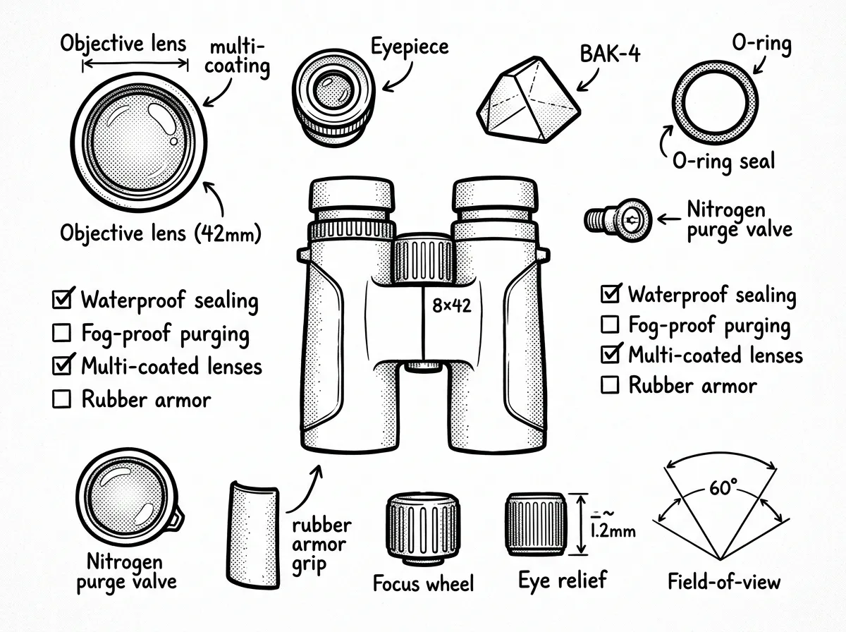 Critical binocular specifications for preppers