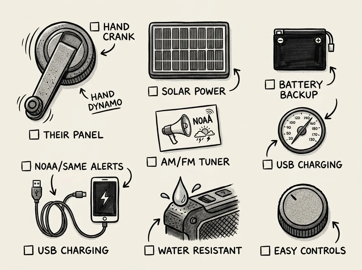 Key features to evaluate when choosing an emergency radio
