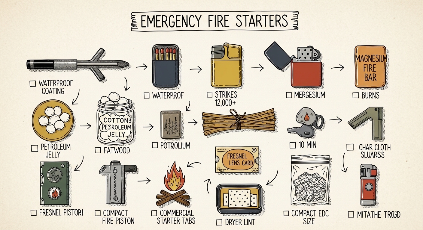 The Best Fire Starters for Emergencies