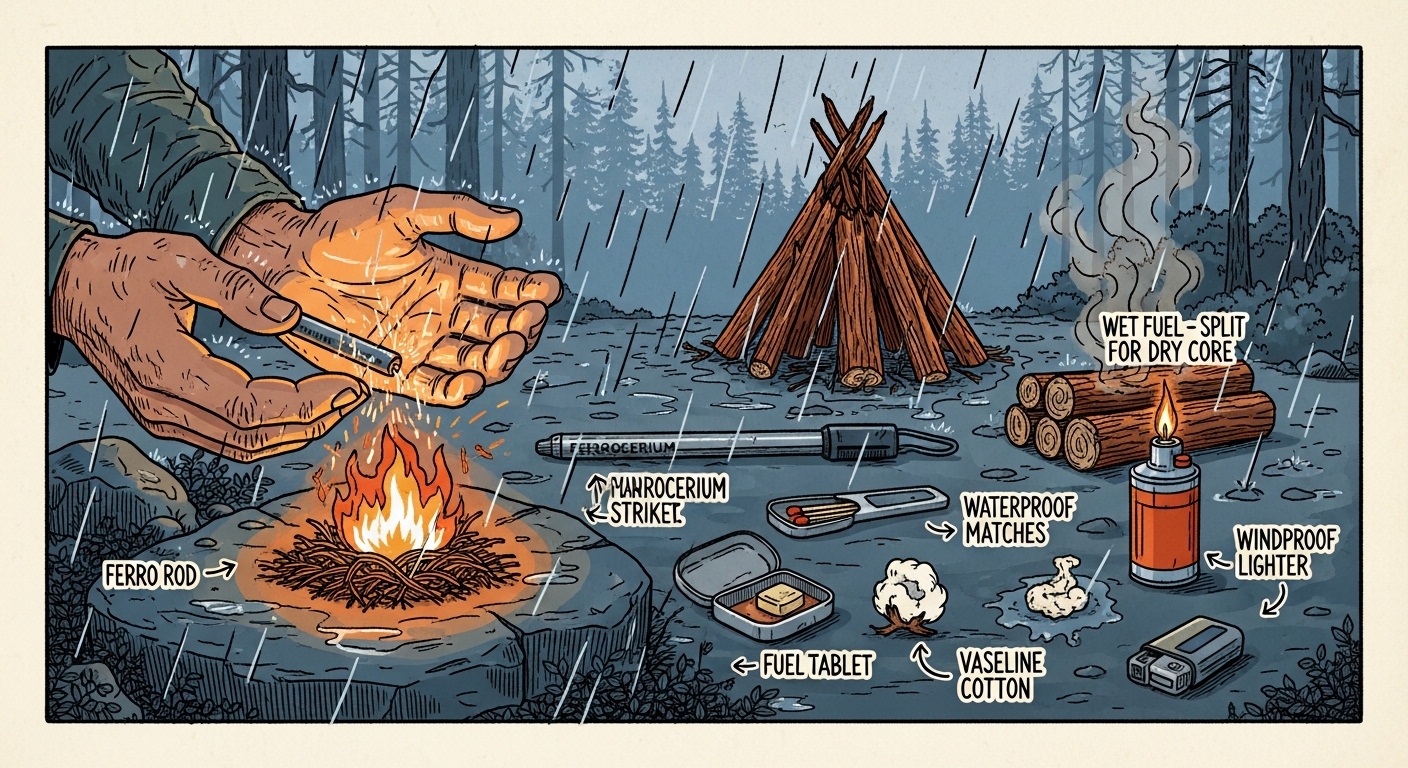 The Best Fire Starters for Wet Conditions