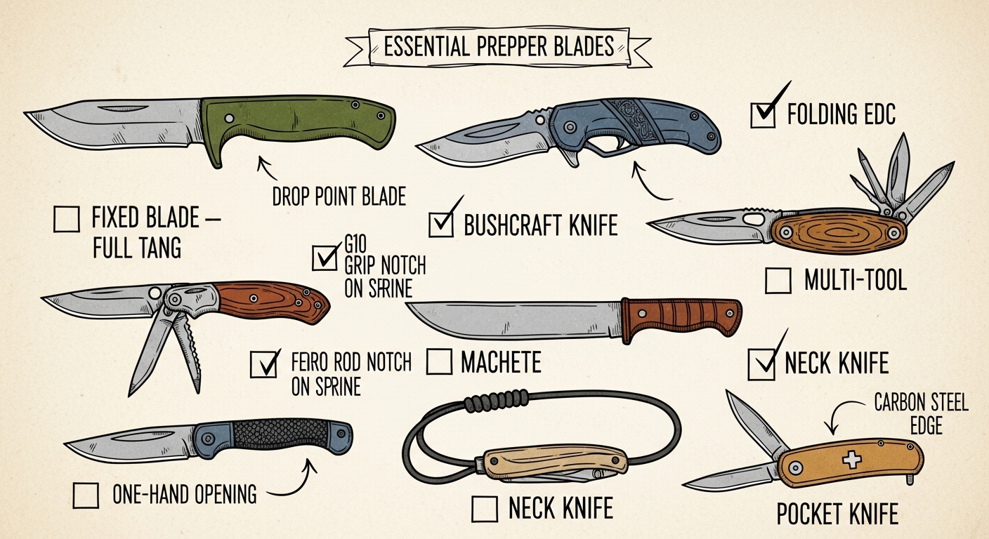 The Best Knives for Preppers: Cutting Through the Options