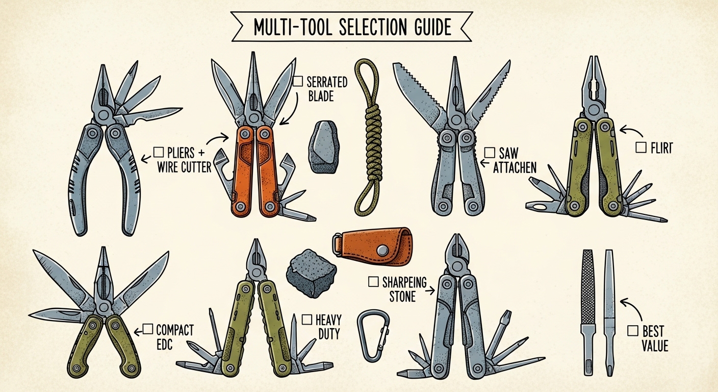 Best Multi-Tools for Preppers: Top Survival Picks