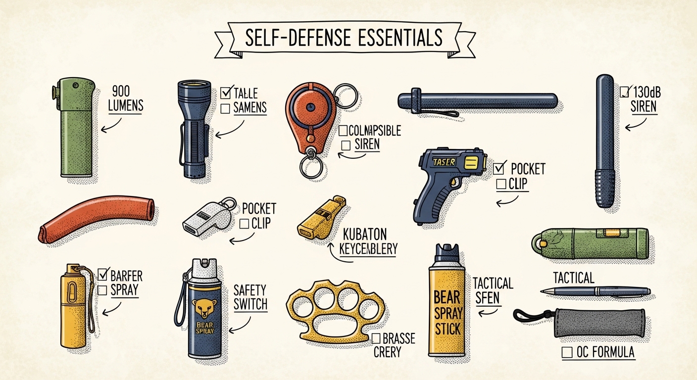 The Best Non-Lethal Weapons for Self-Defense