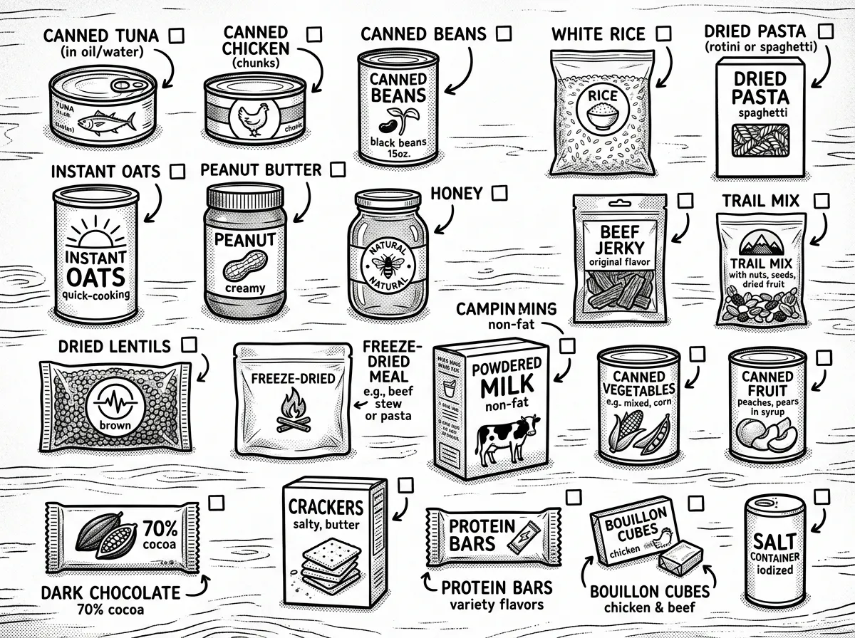 Twenty essential non-perishable foods for your emergency pantry