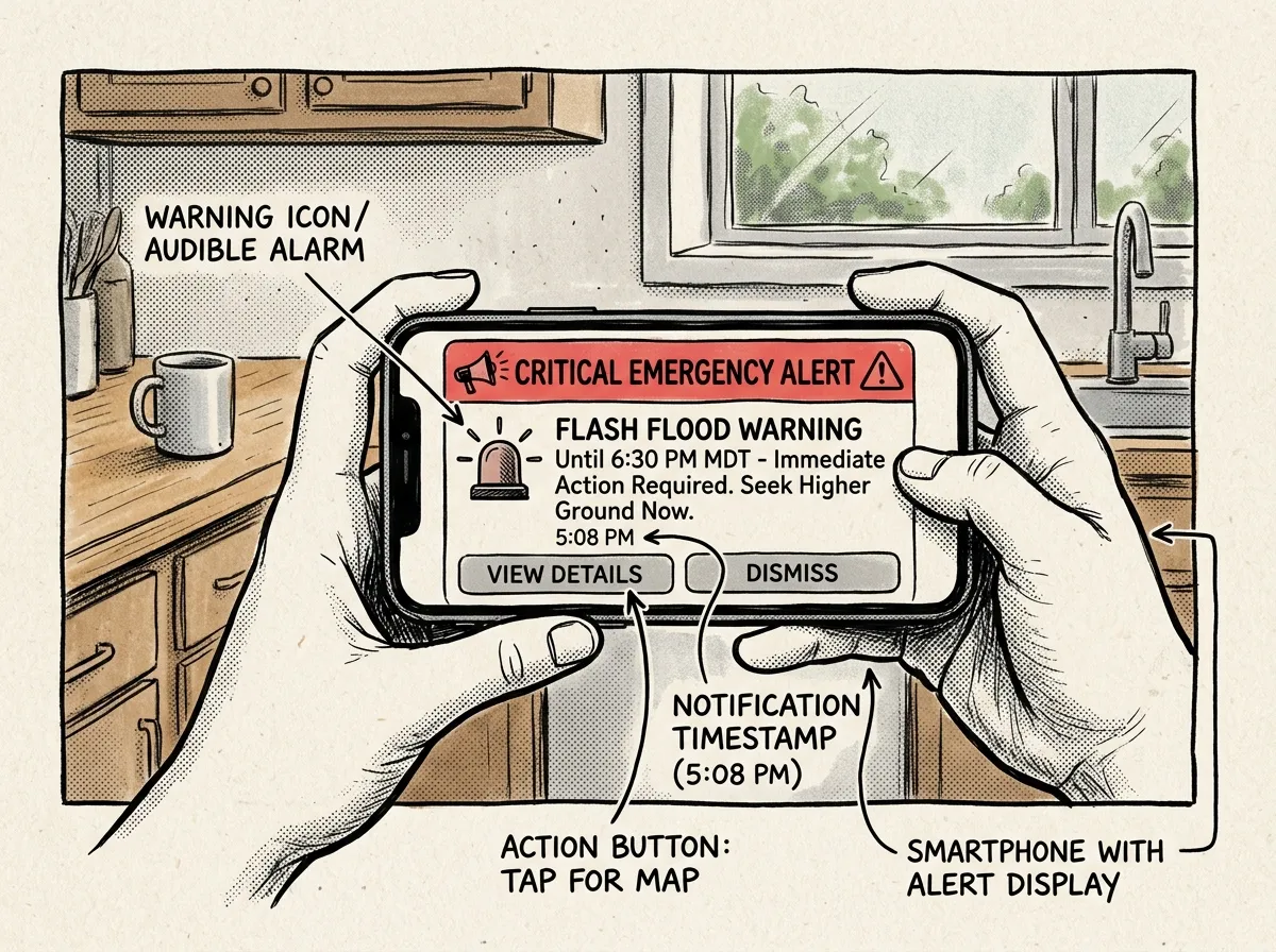 Receiving real-time emergency alerts on your phone