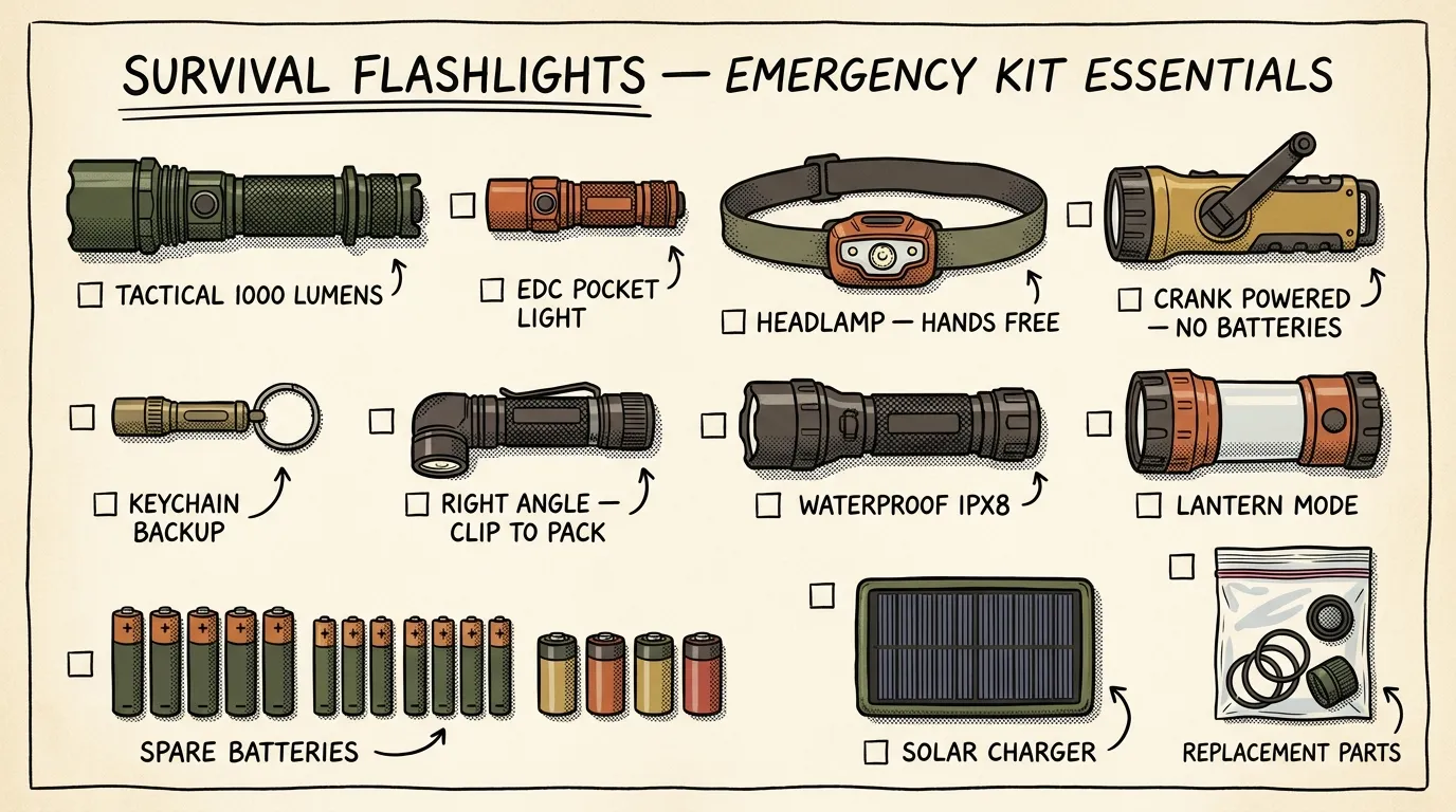Best Survival Flashlights for Your Emergency Kit