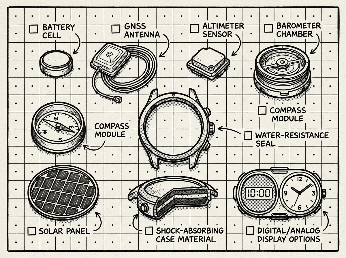 Critical survival watch features breakdown