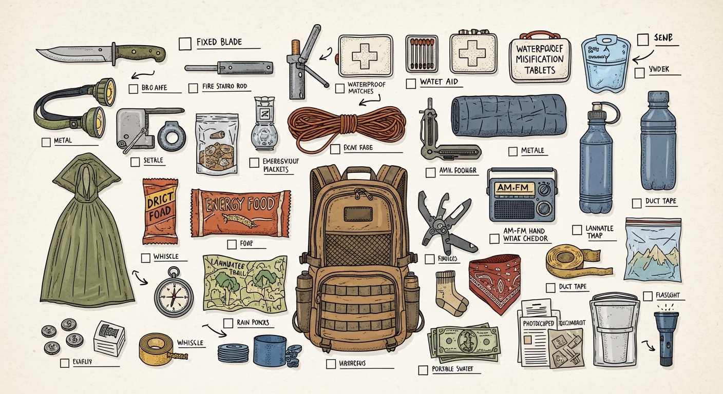 Building Your First Bug-Out Bag: A Preppers' Shopping List