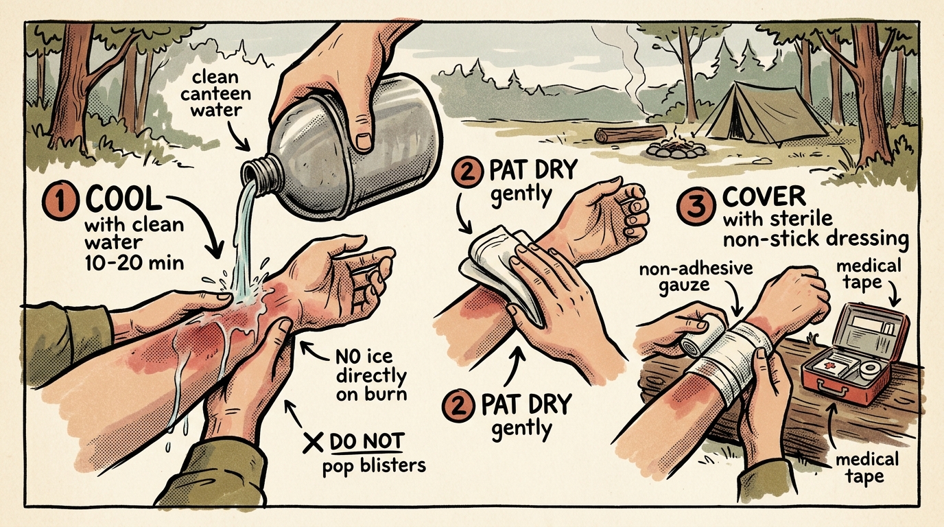 How to Treat Burns in the Field: Step-by-Step Guide