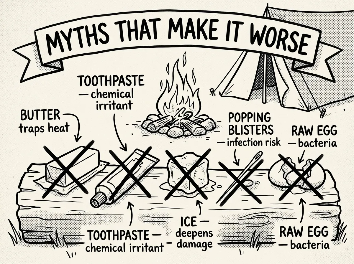 Debunking dangerous burn treatment myths in the field