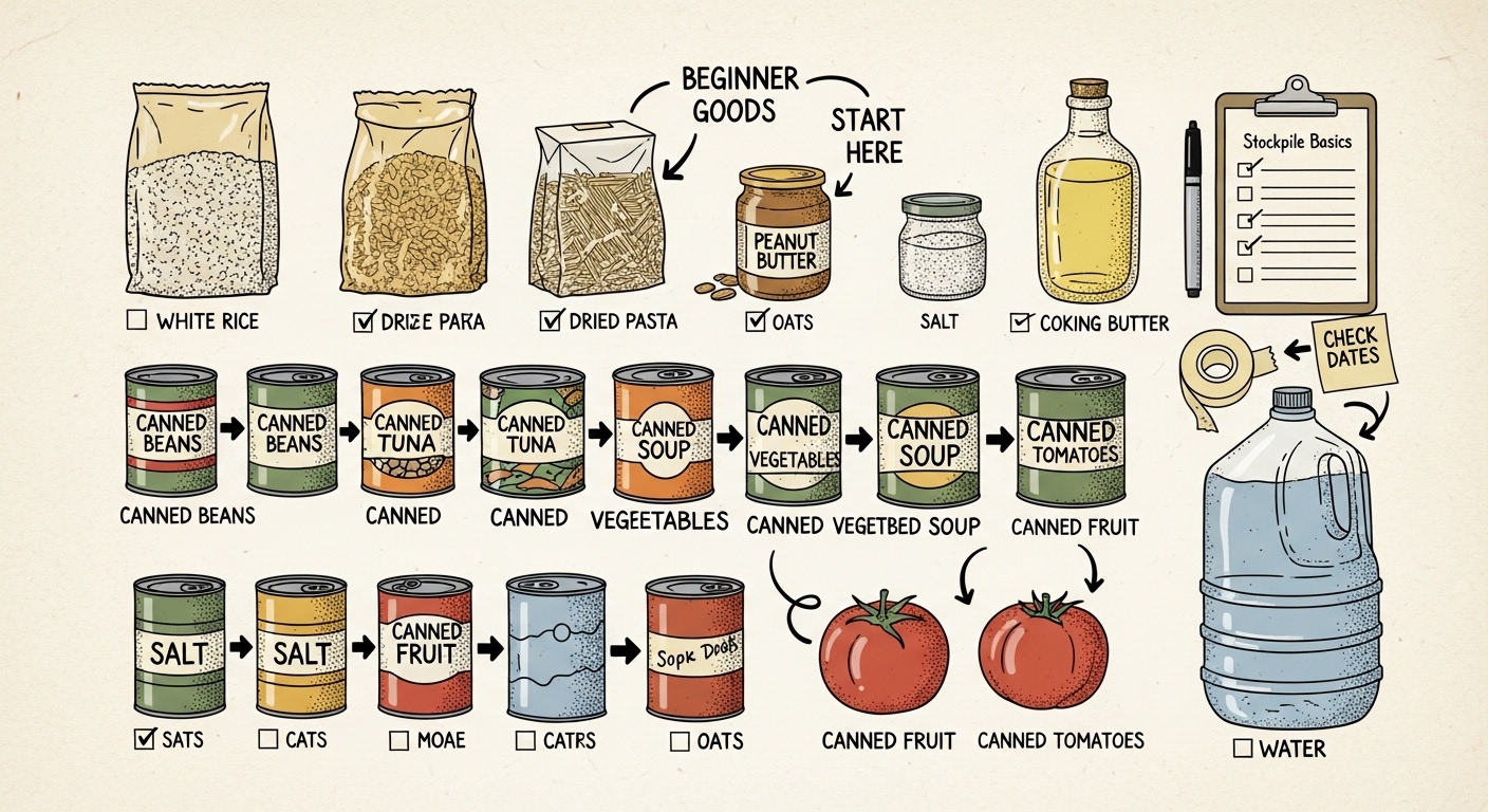How to Start Stockpiling Food: Canned Goods & Beginner Guide