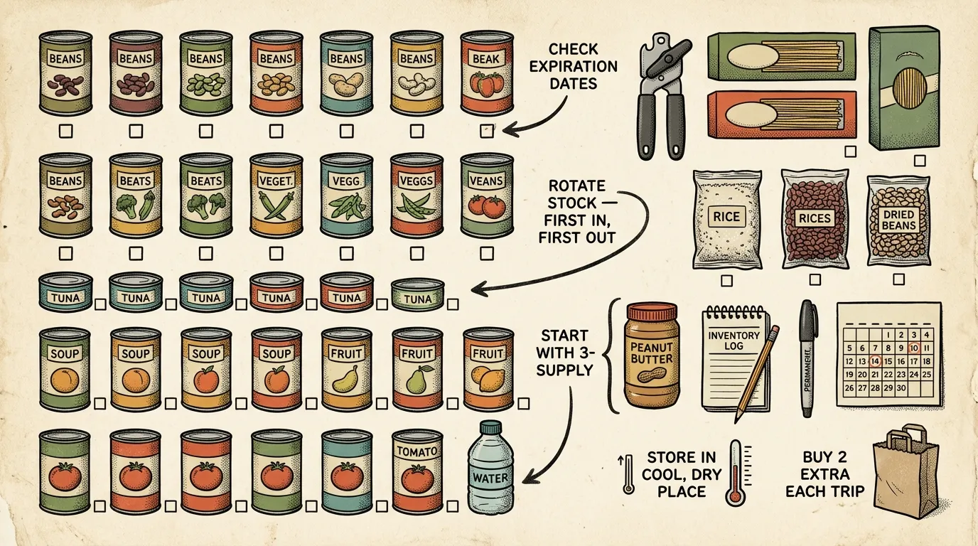 How to Start Stockpiling Food: Canned Goods & Beginner Guide