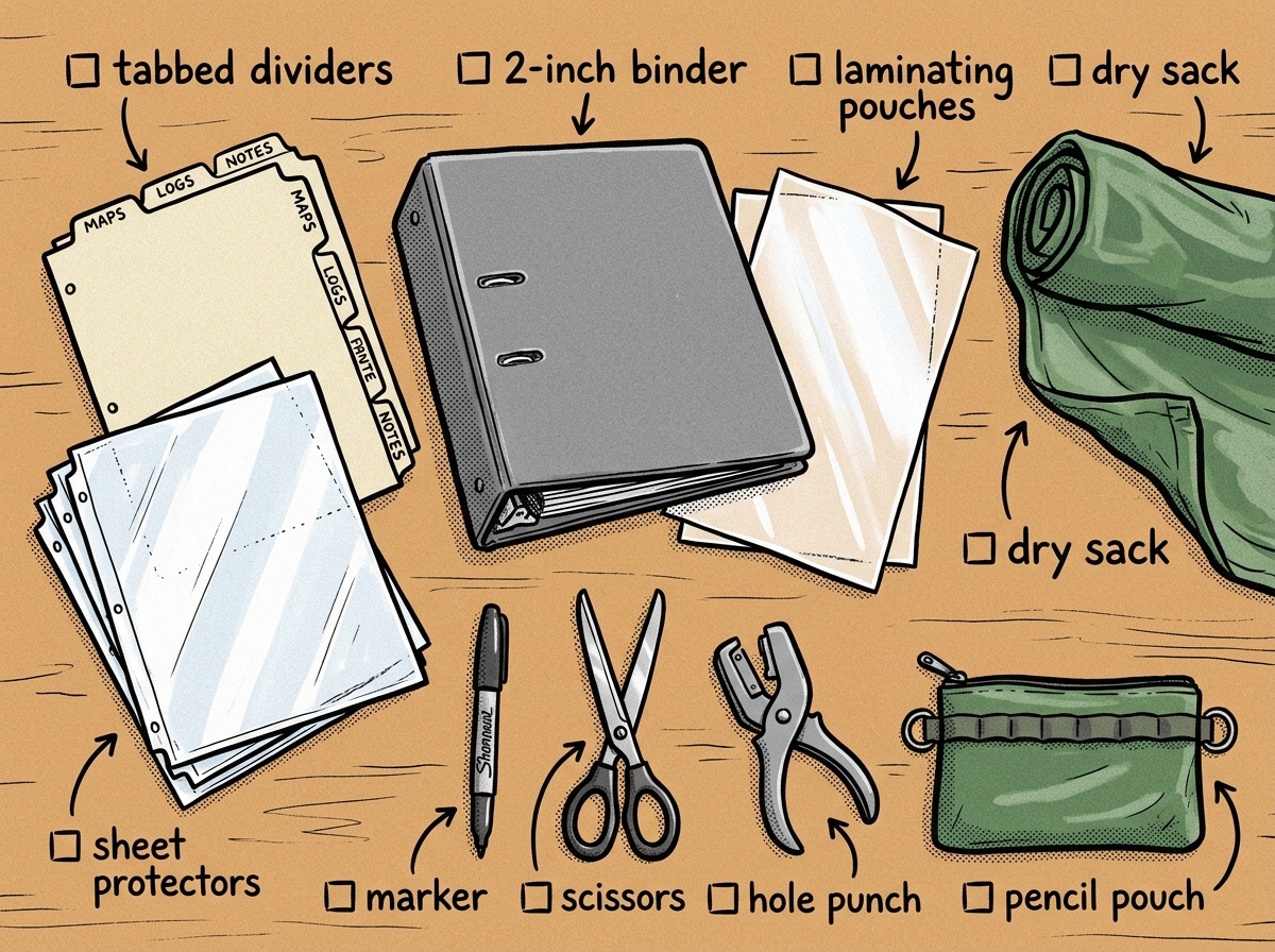 Binder supplies you need to get started