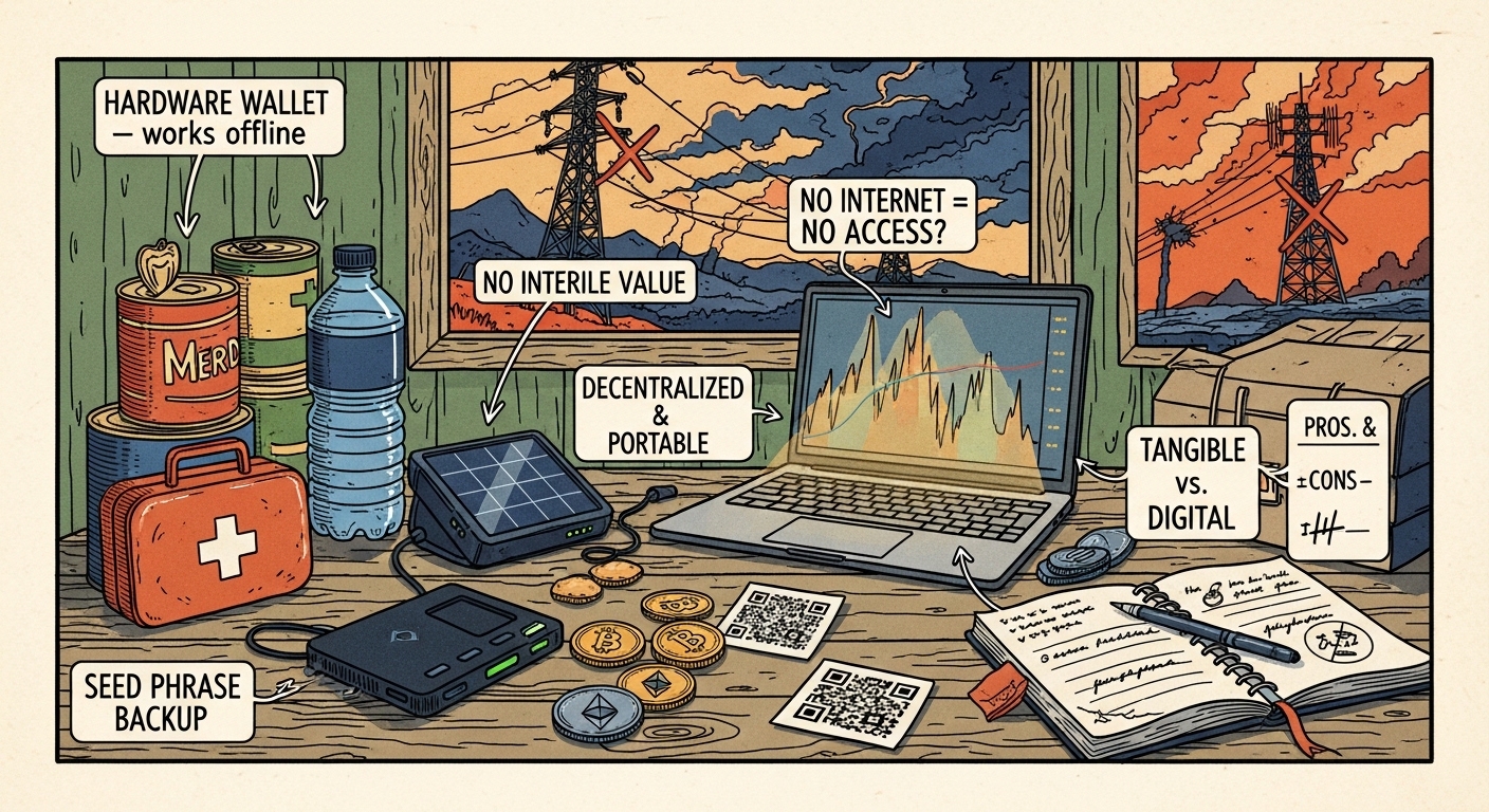 The Pros and Cons of Prepping with Cryptocurrency