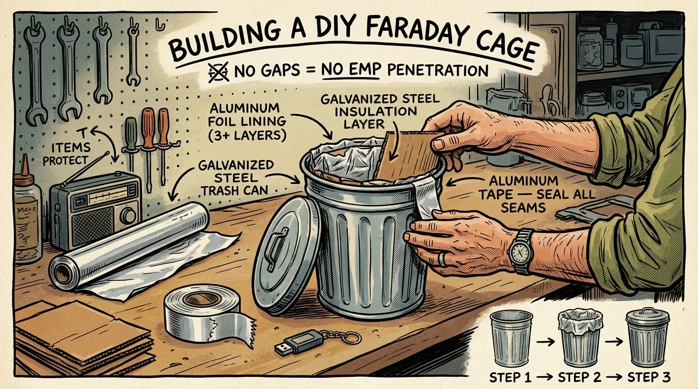 DIY Faraday Cage: Build EMP Protection Step by Step