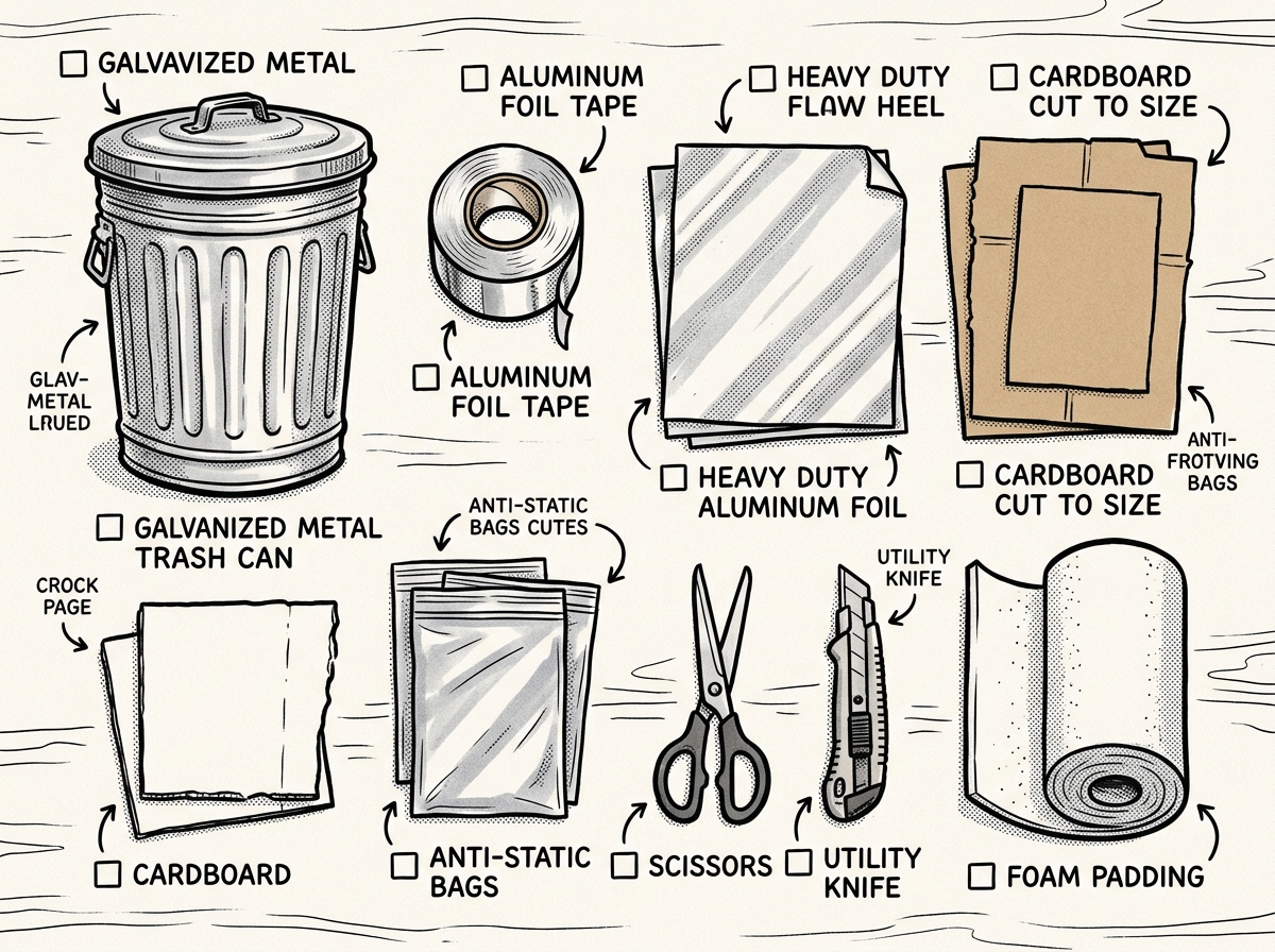 Everything you need for a DIY Faraday cage build