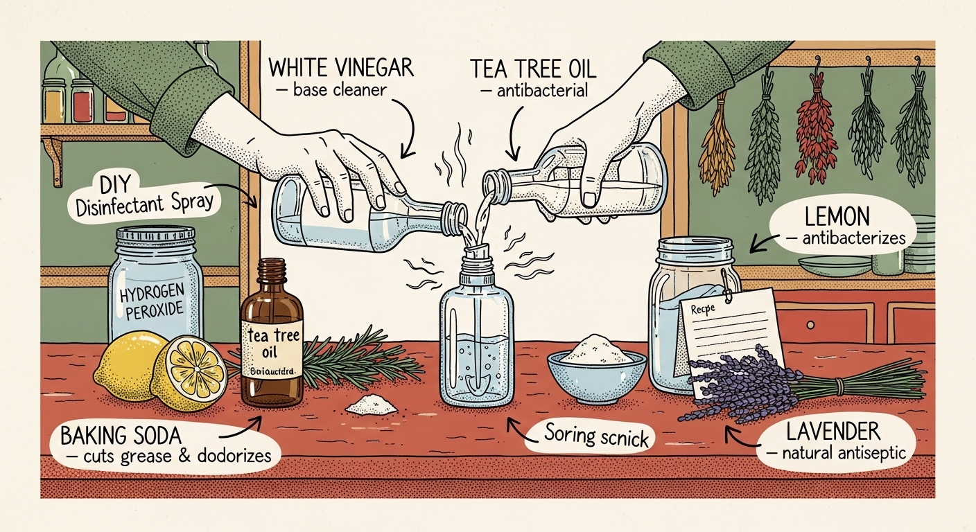 How to Make Your Own Natural Disinfectants