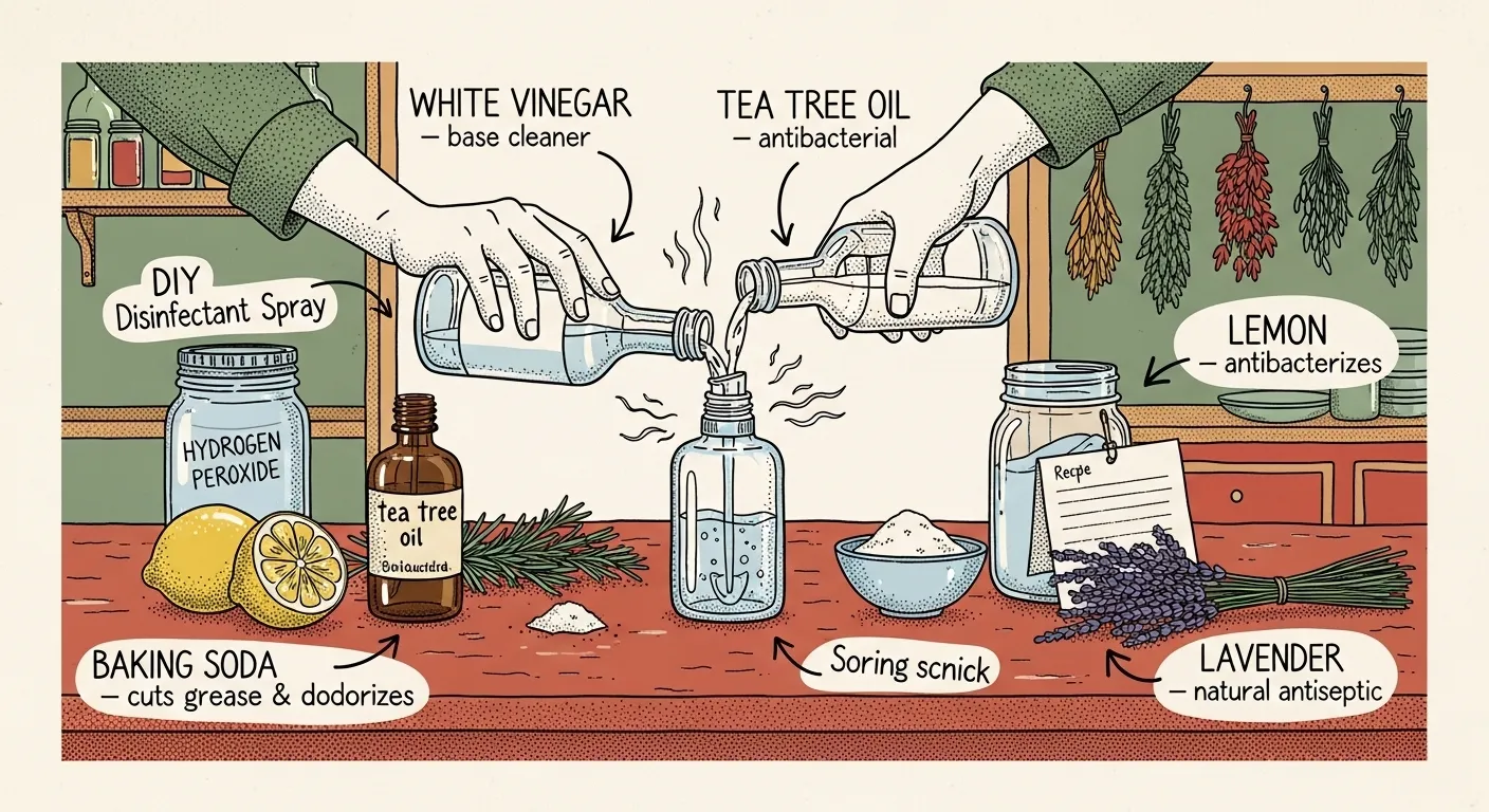 How to Make Your Own Natural Disinfectants