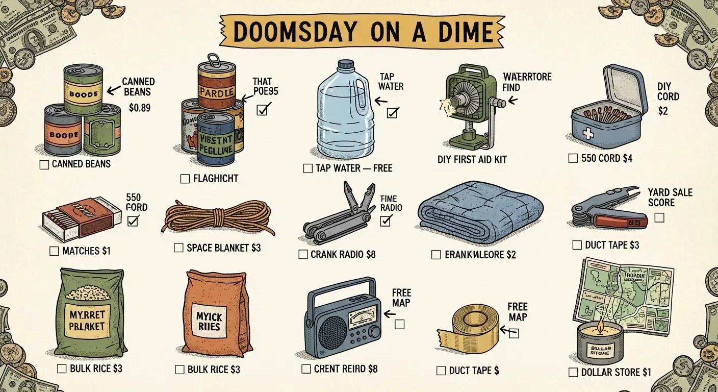 Doomsday on a Dime: Budget-Friendly Prepping Tips