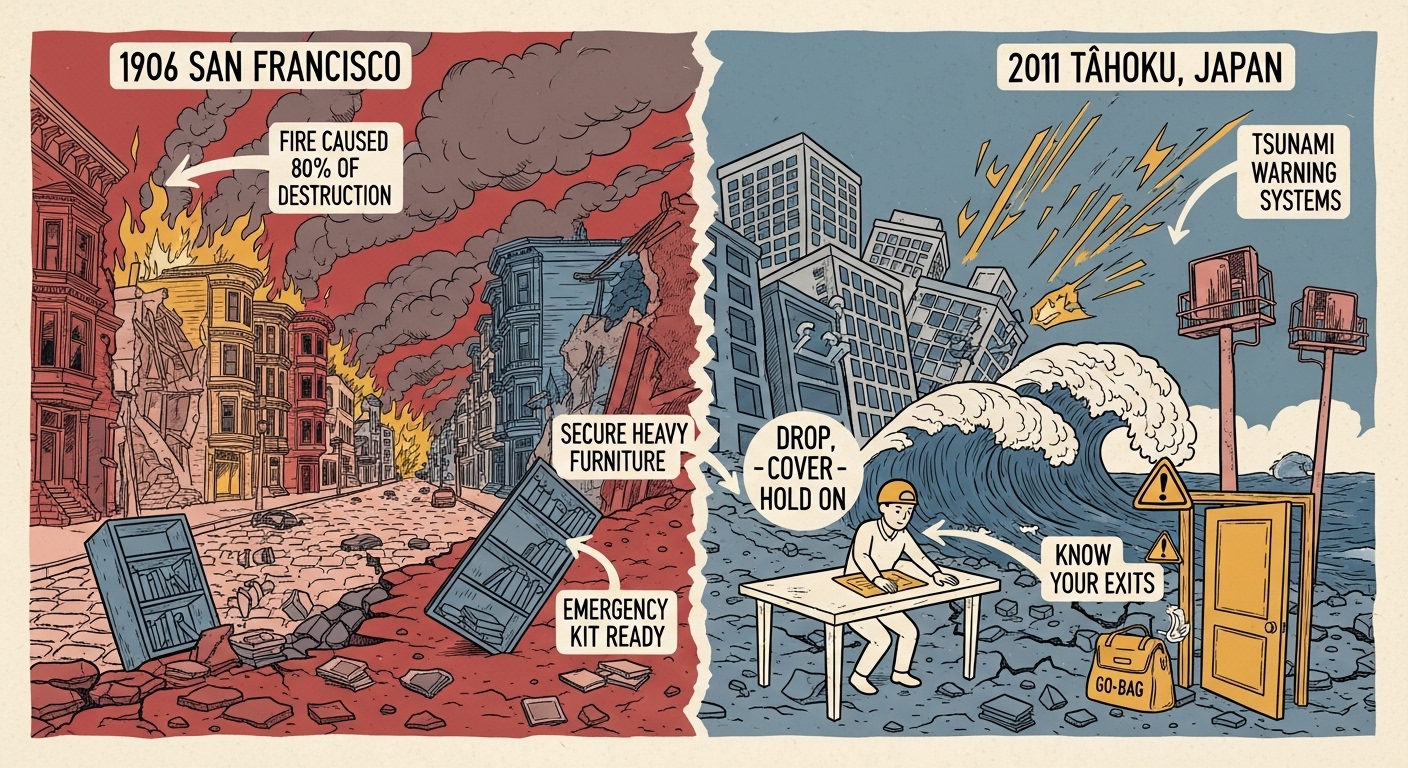 Earthquake Preparedness: Lessons from 1906 & 2011