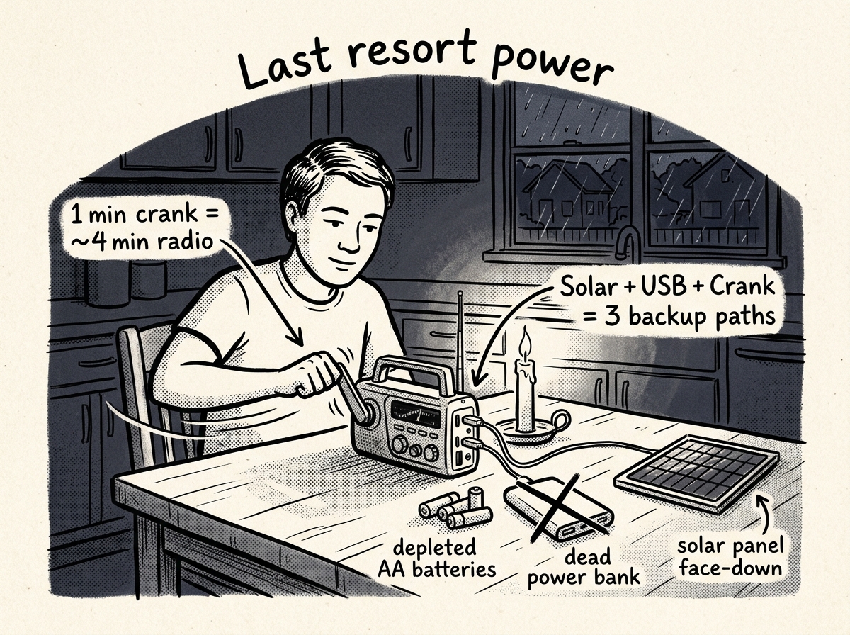 Cranking for power when every other source is tapped out
