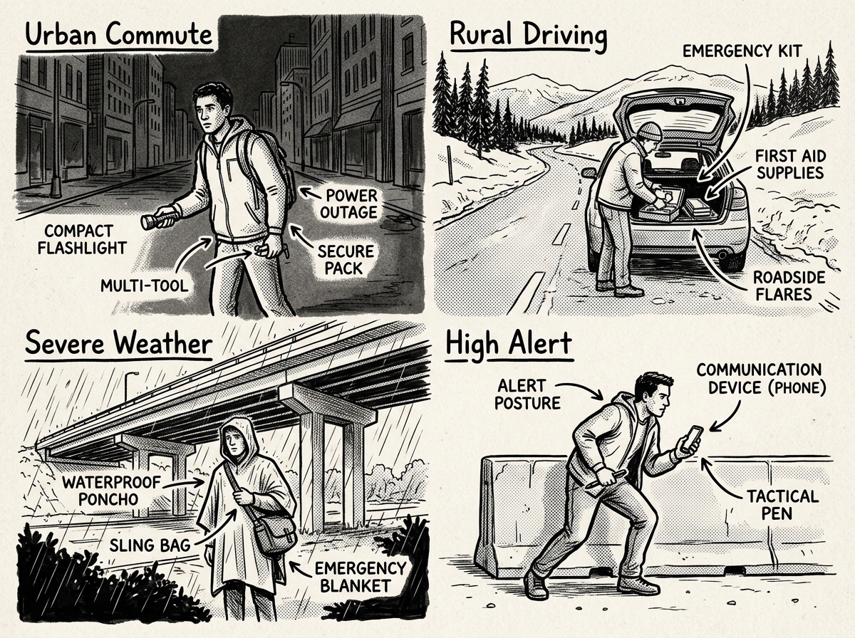 Adapting your everyday carry to match real-world scenarios