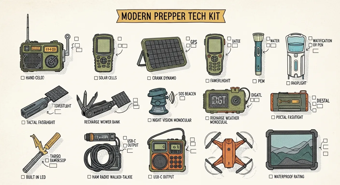 Gadgets and Gizmos Aplenty: Tech Tools for the Modern Prepper
