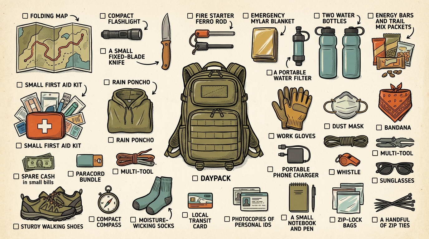 Get Home Bag Essentials: The Complete Checklist