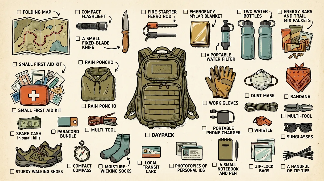 Get Home Bag Essentials: The Complete Checklist