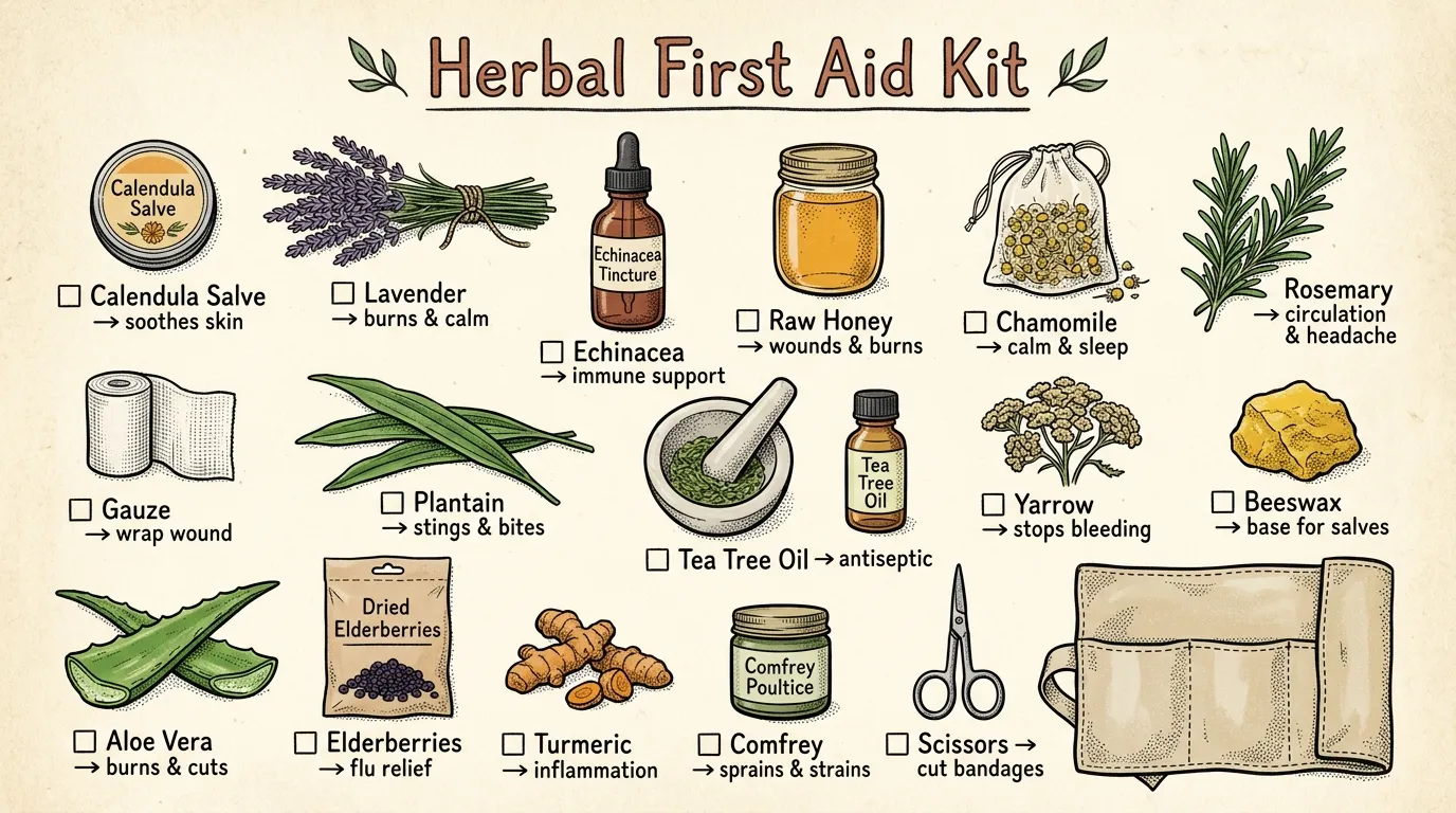 Herbal Medicine for Preppers: Build a Natural First Aid Kit
