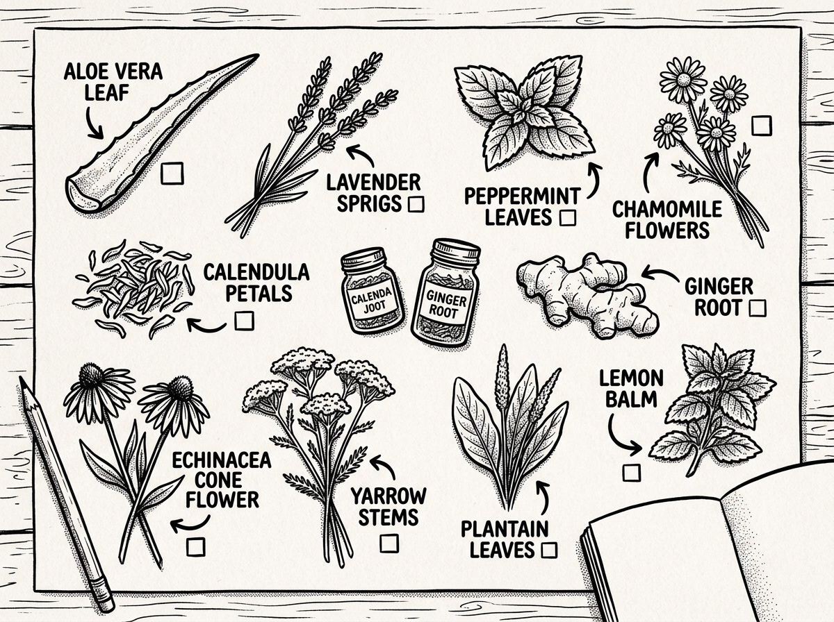 Core medicinal herbs every prepper should stock