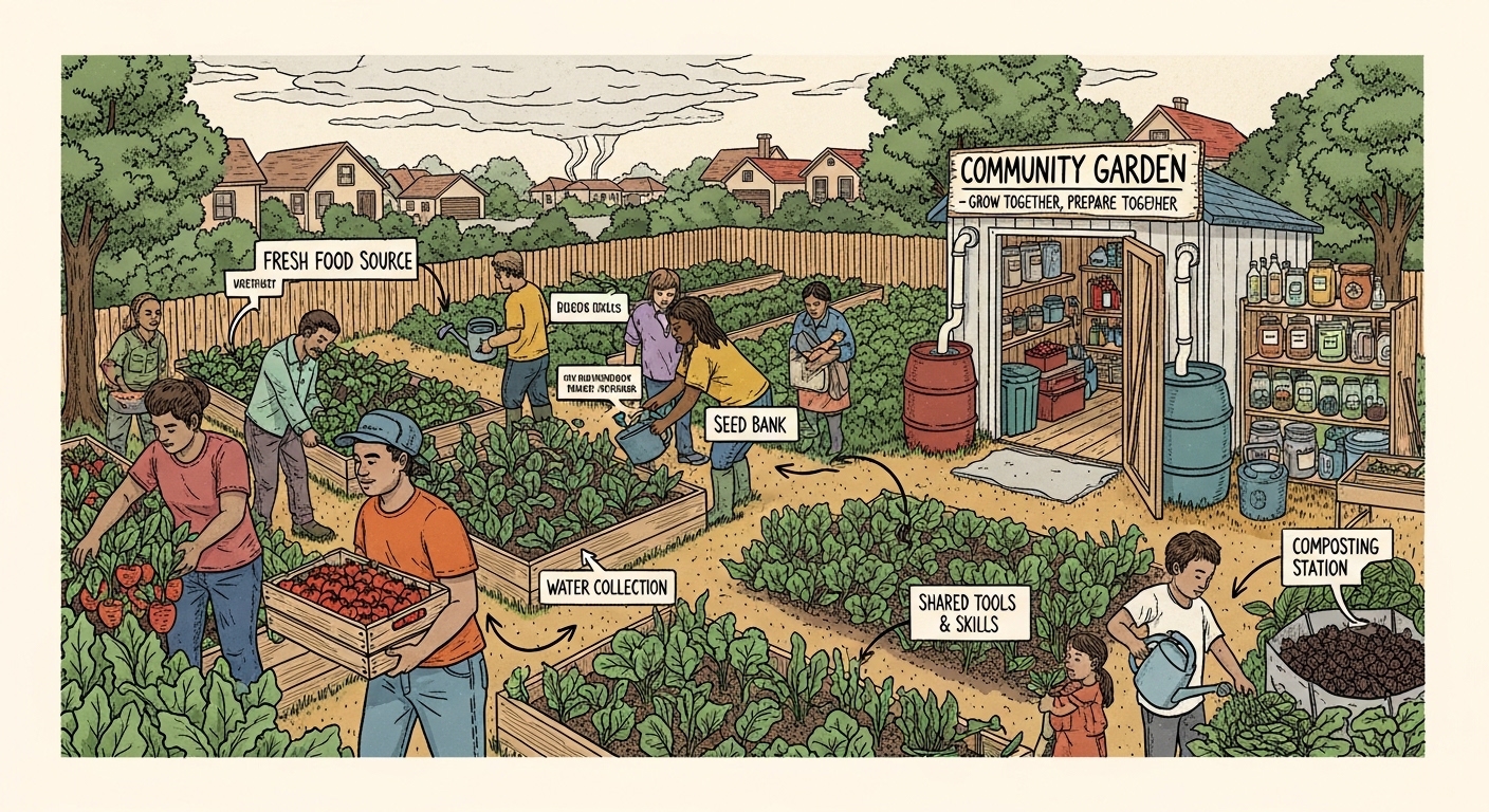 The Role of Community Gardens in Emergency Preparedness