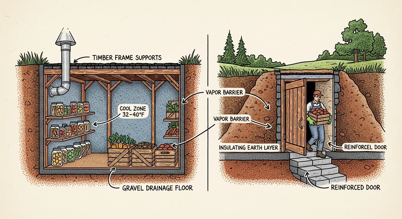How to Build a DIY Root Cellar for Food Storage