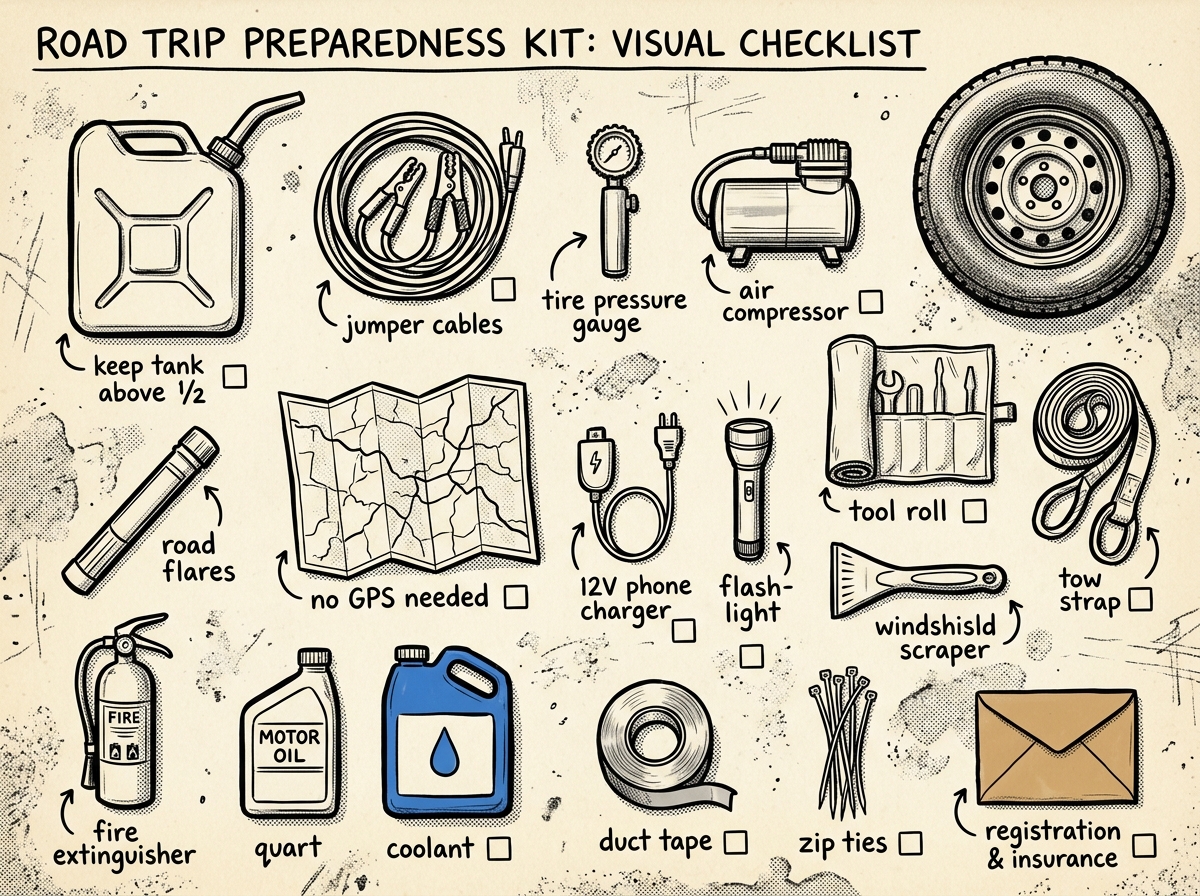 Vehicle readiness kit: everything your car needs before evacuation day