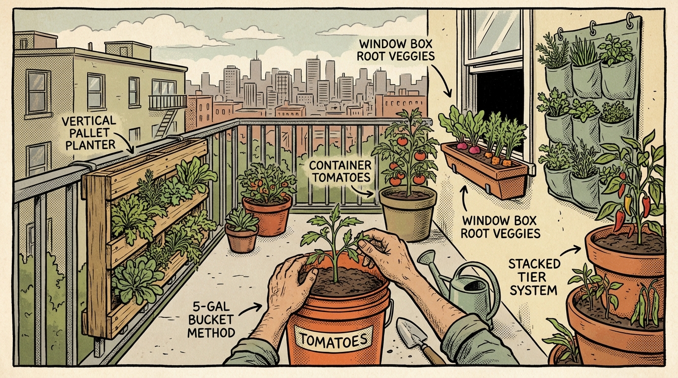 How to Start a Prepper Garden in Small Spaces