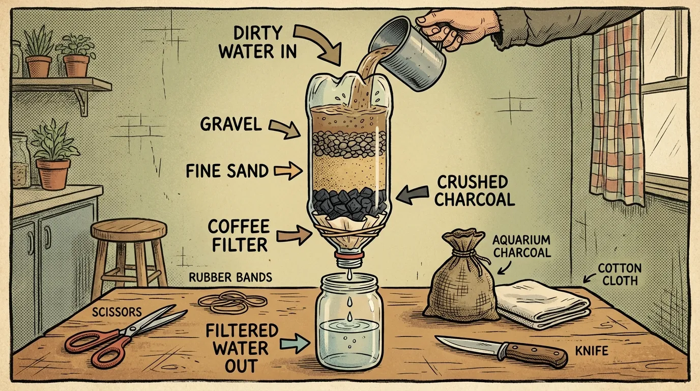 How to Make a DIY Water Filter Using Household Items