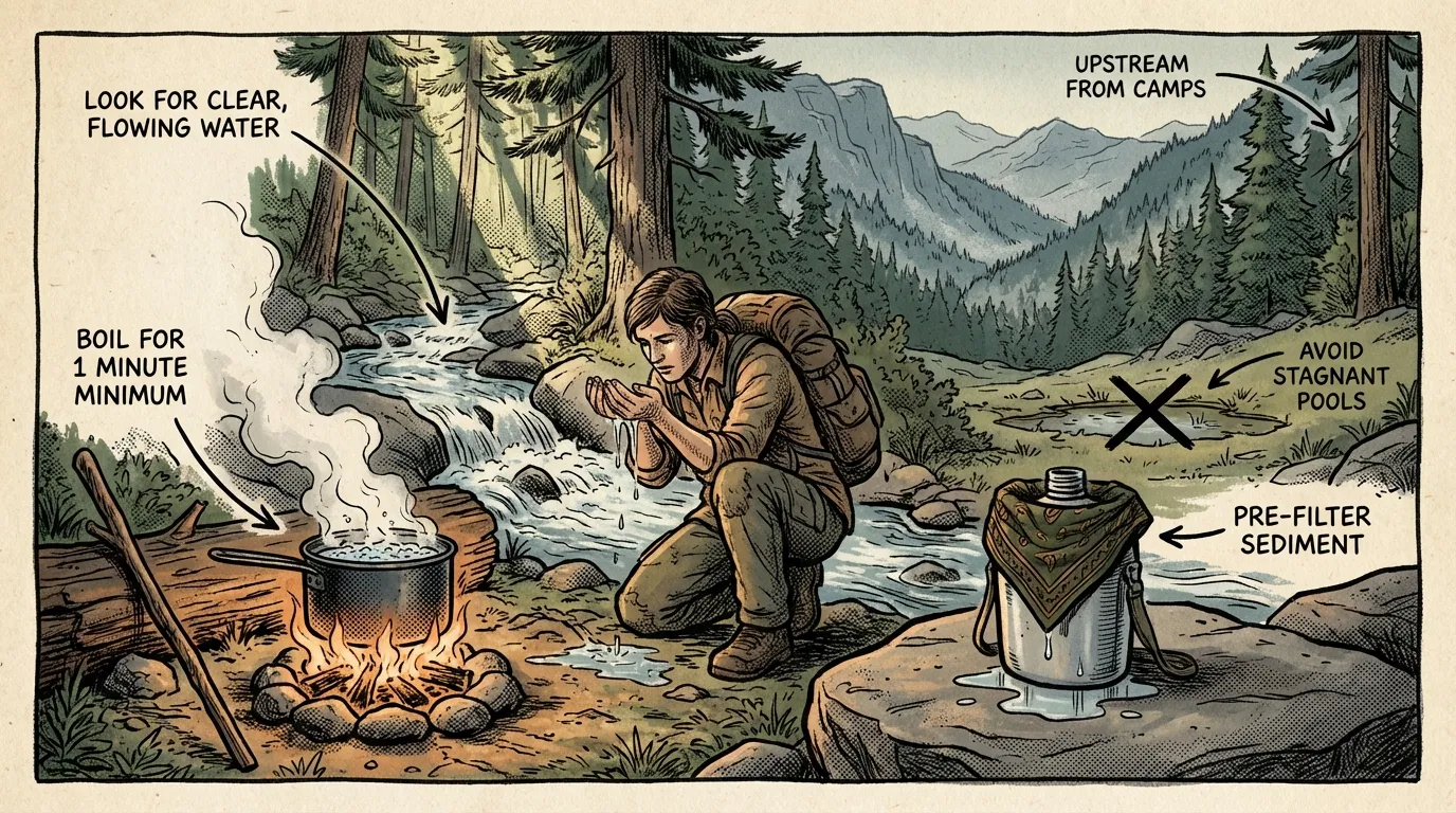 How to Identify Safe Drinking Water in the Wild