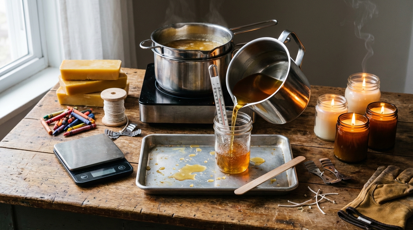 How to Make Your Own Emergency Candles