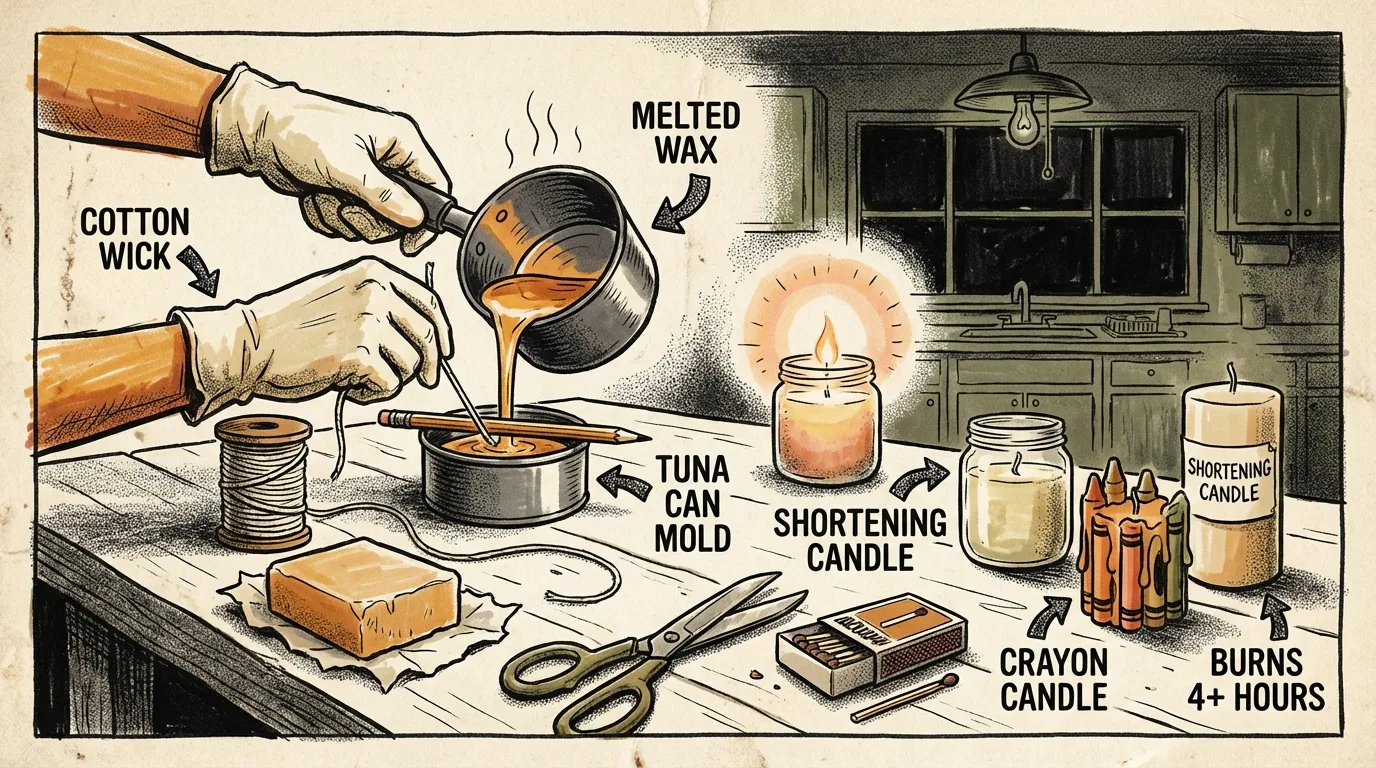 How to Make Your Own Emergency Candles