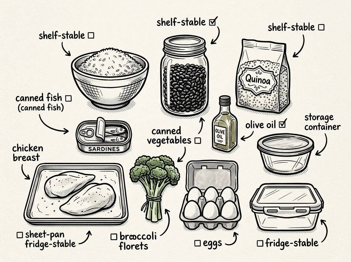 Essential meal-prep and stockpiling ingredients