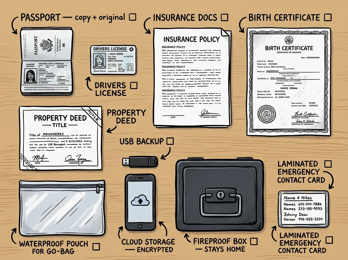 Critical documents and backup methods laid out for emergency readiness