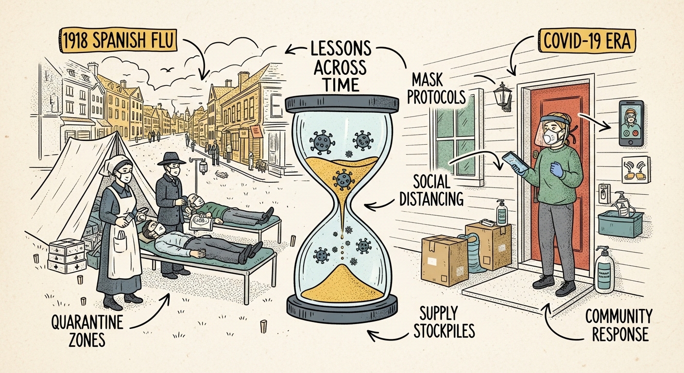 Pandemic Preparedness: Survival Lessons from 1918 & COVID