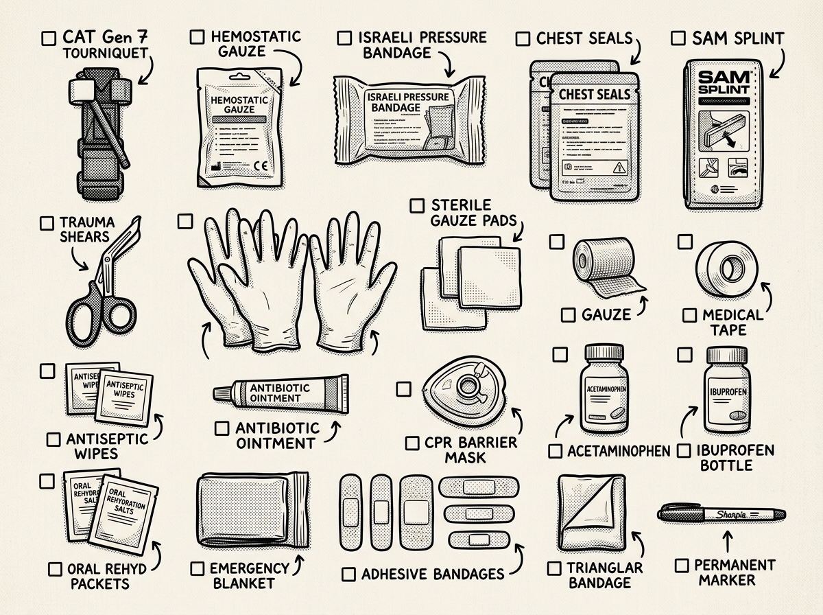 The 20 essential items every prepper first aid kit needs