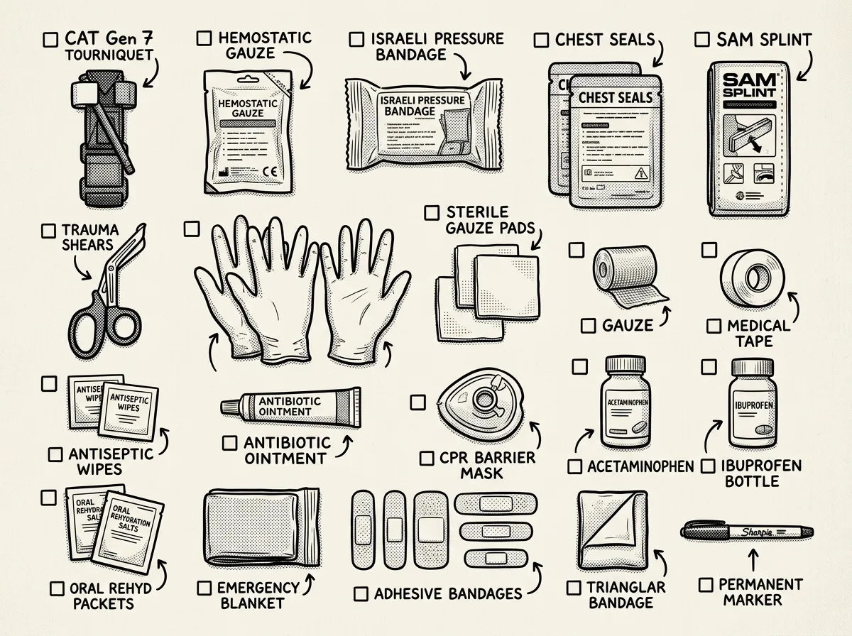 The 20 essential items every prepper first aid kit needs