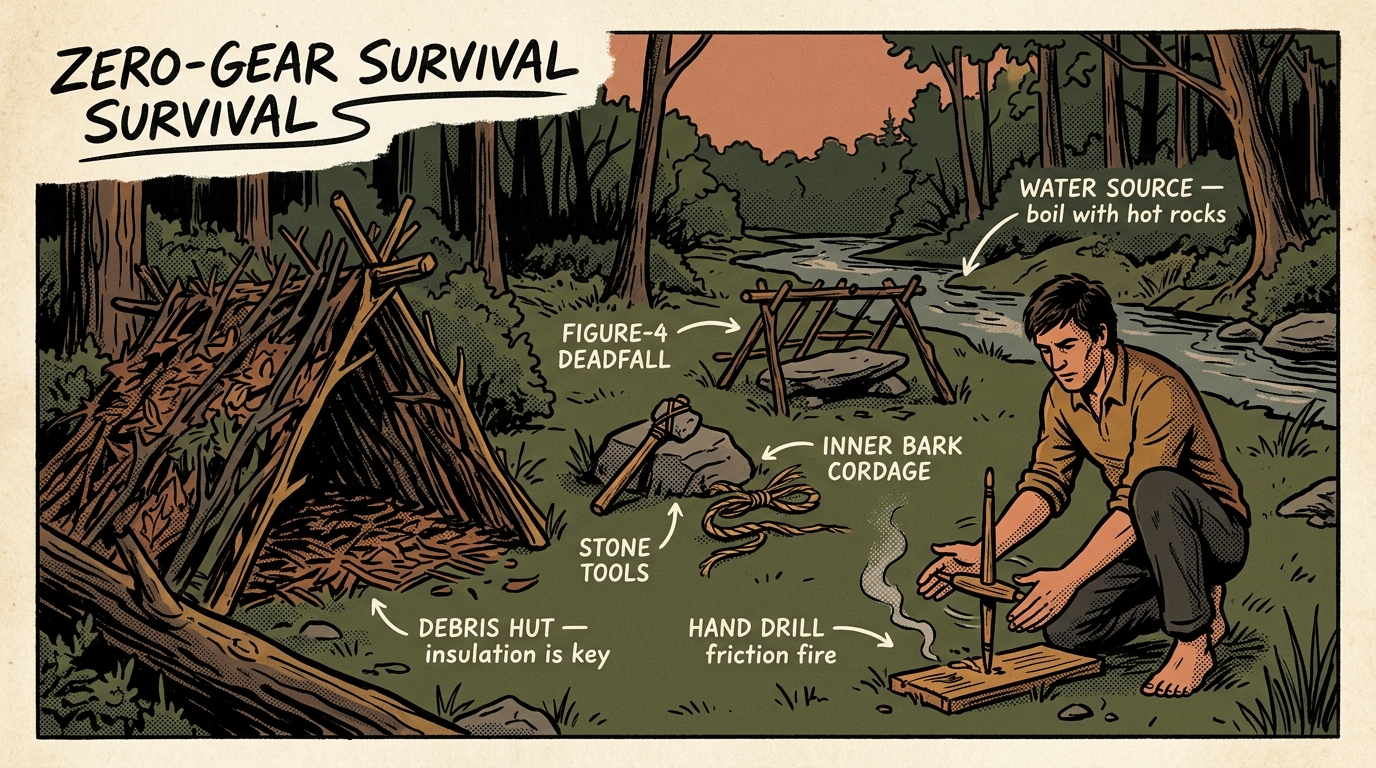 Primitive Survival Skills: Zero-Gear Techniques That Work