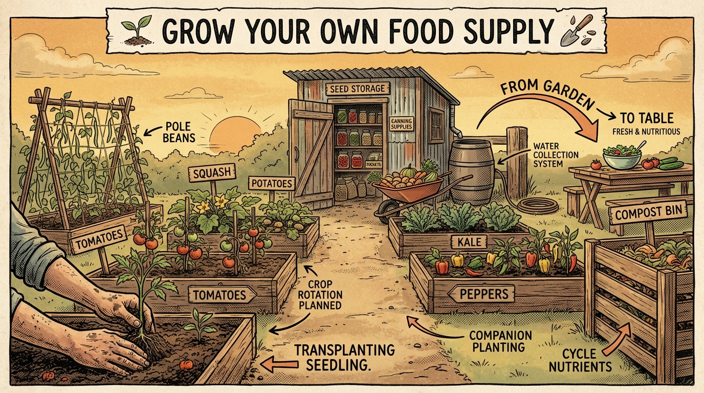 From Garden to Table: Starting a Prepper Garden