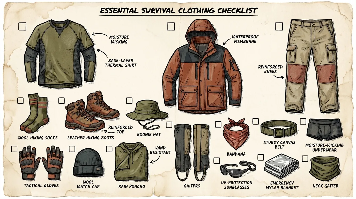 Survival Clothing: Dress for Success When Disaster Strikes